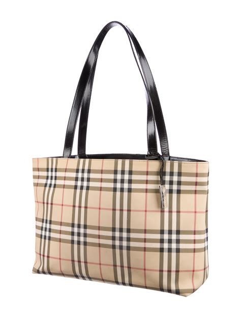 burberry nova check tote price|burberry check shoulder bag.